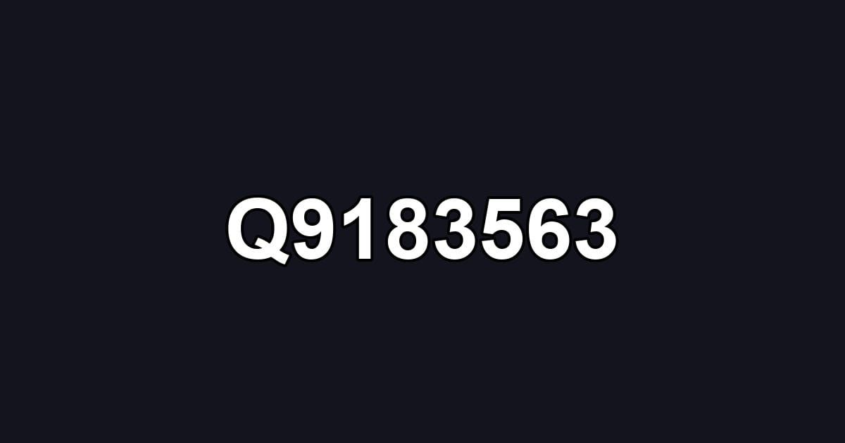 Q9183563