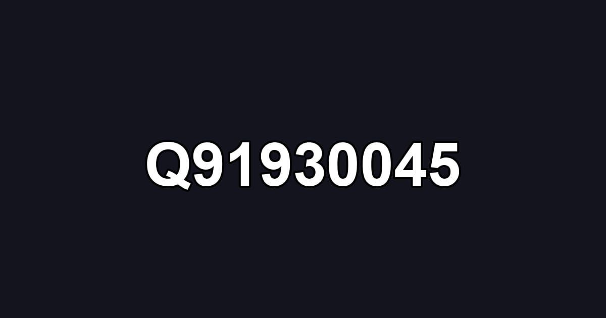 Q91930045