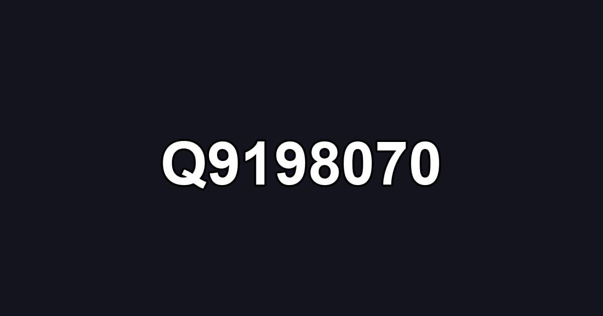 Q9198070
