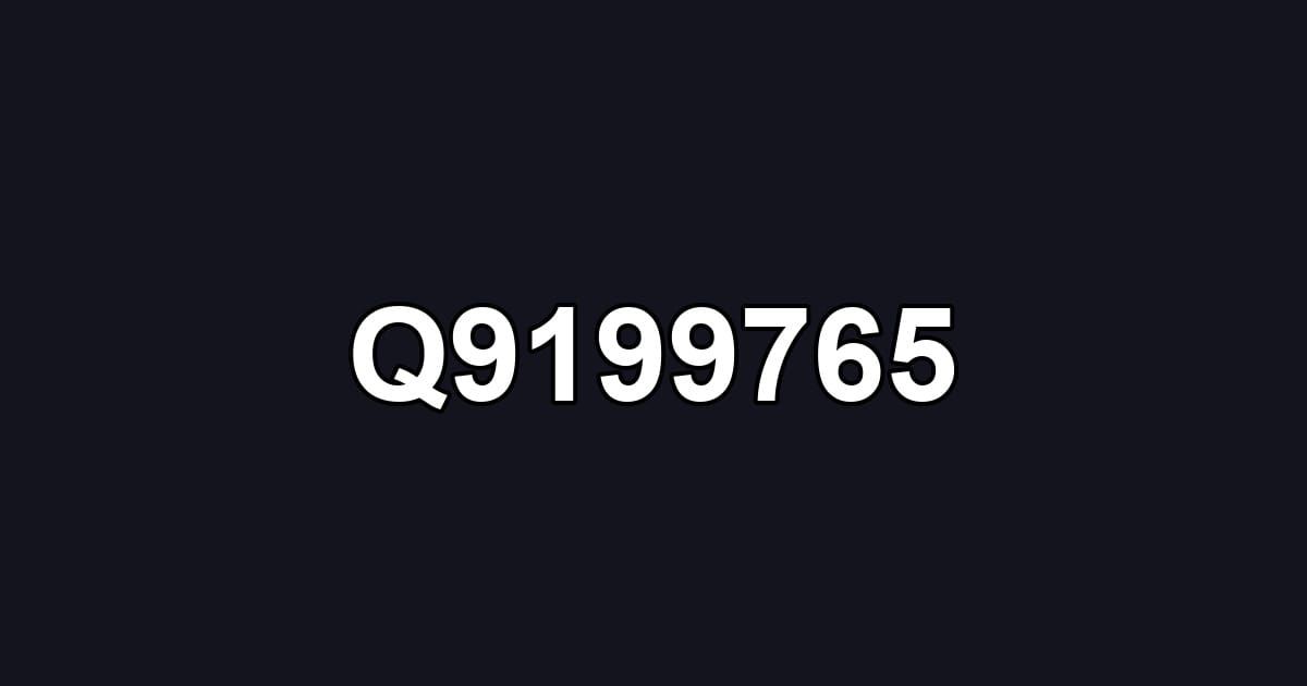 Q9199765