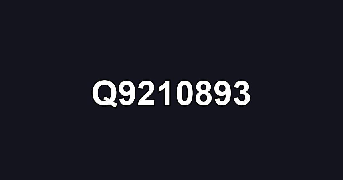 Q9210893