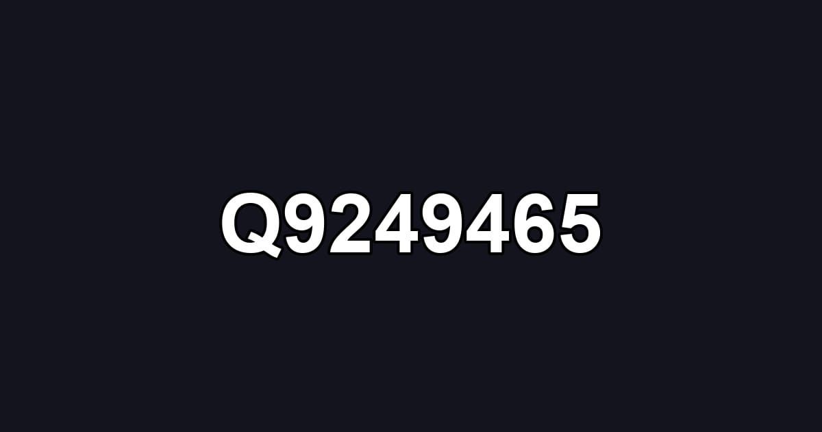 Q9249465