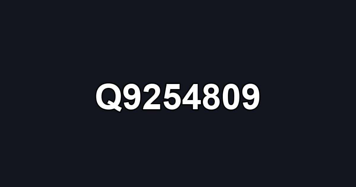 Q9254809