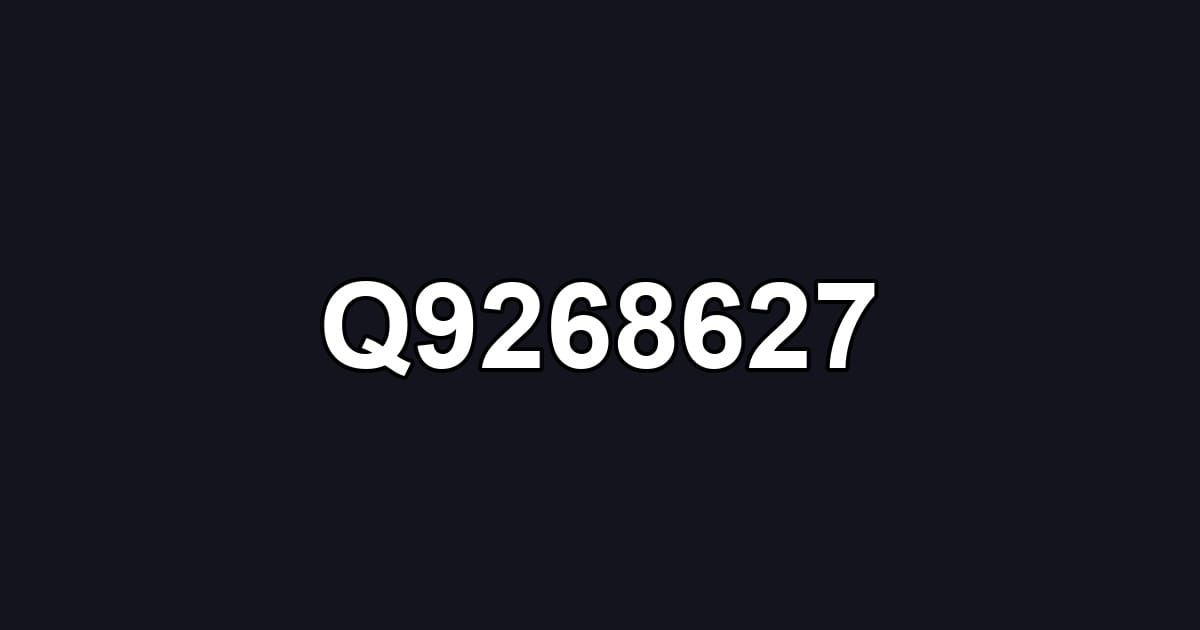 Q9268627