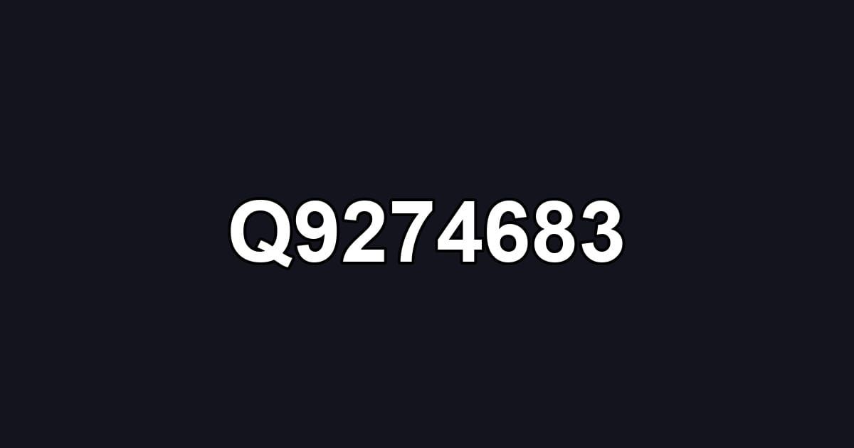 Q9274683
