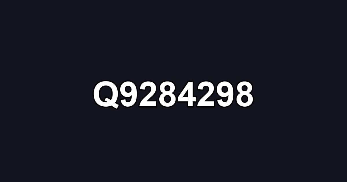 Q9284298