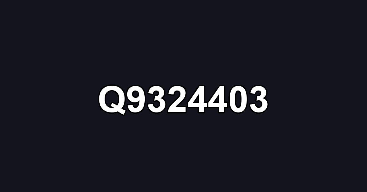 Q9324403