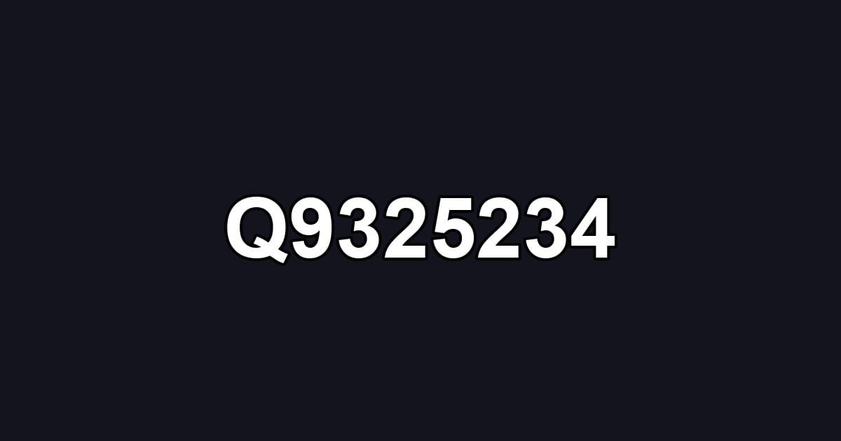 Q9325234