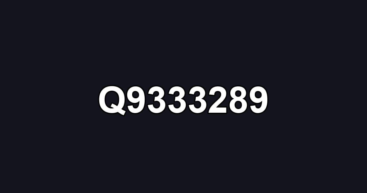 Q9333289