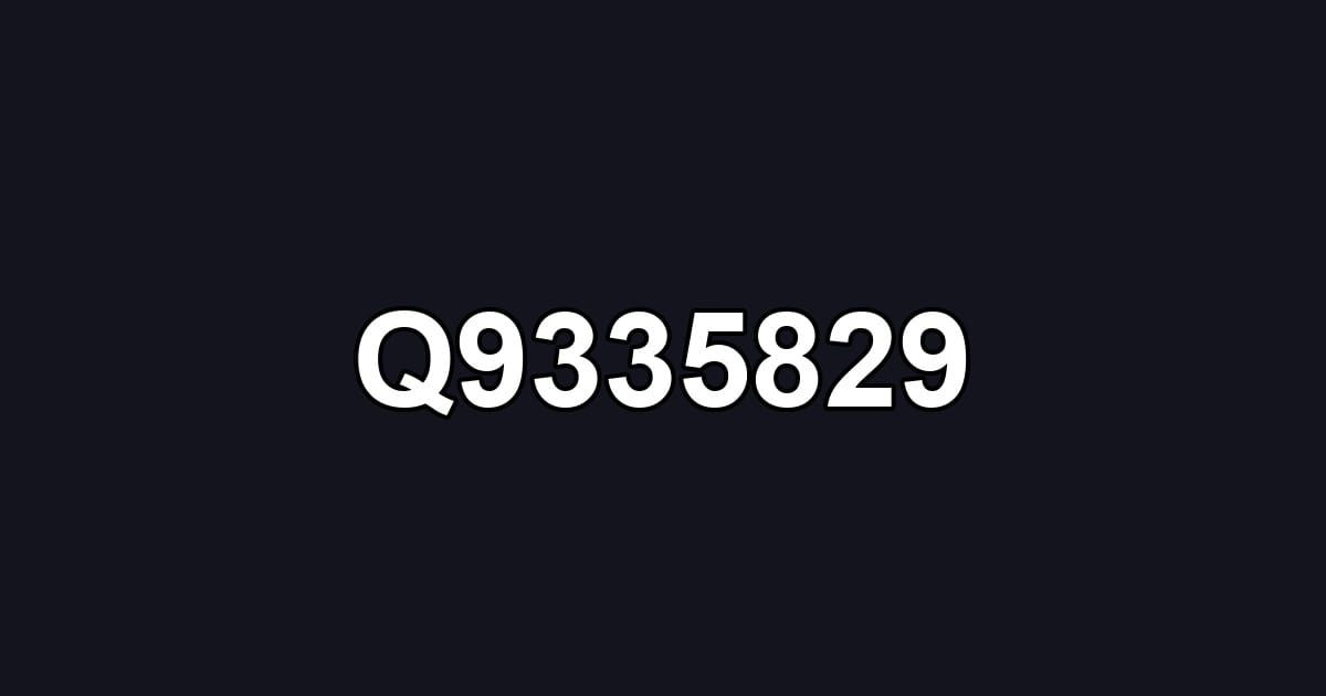 Q9335829