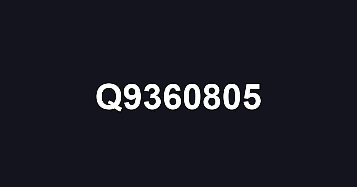 Q9360805