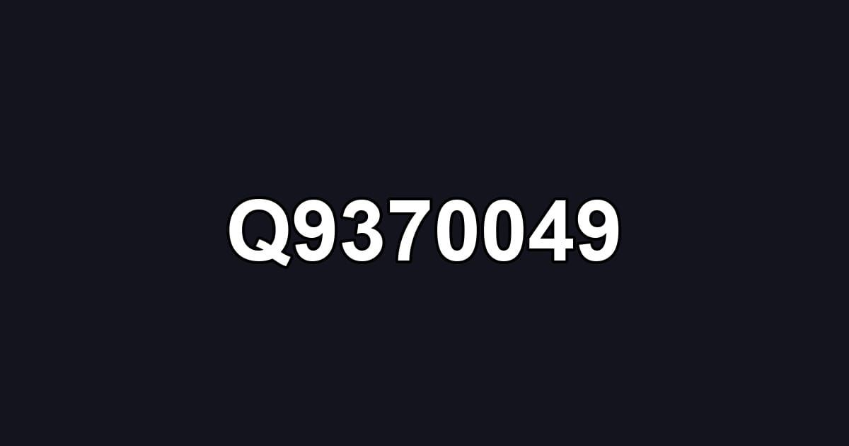 Q9370049
