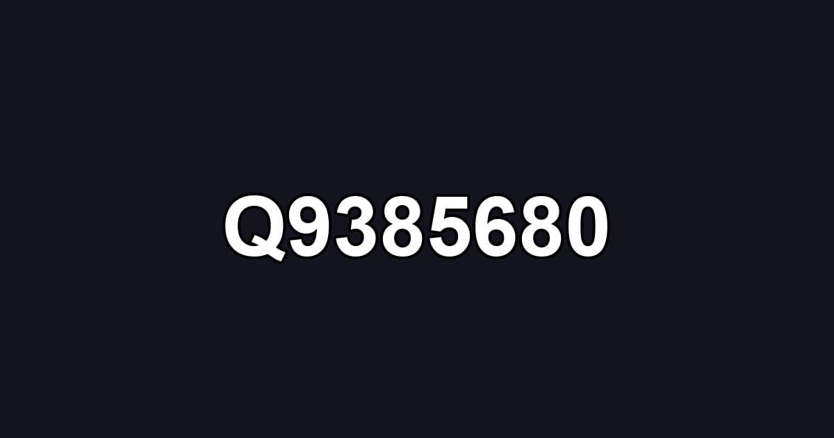 Q9385680