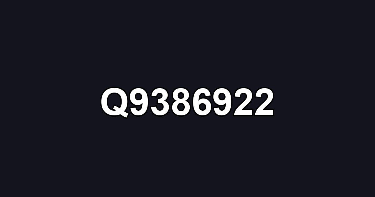Q9386922
