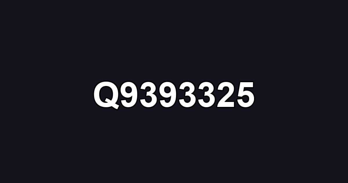 Q9393325