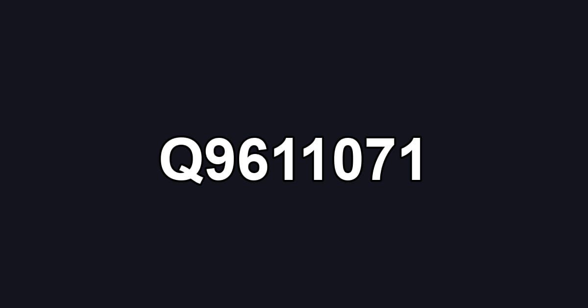 Q9611071