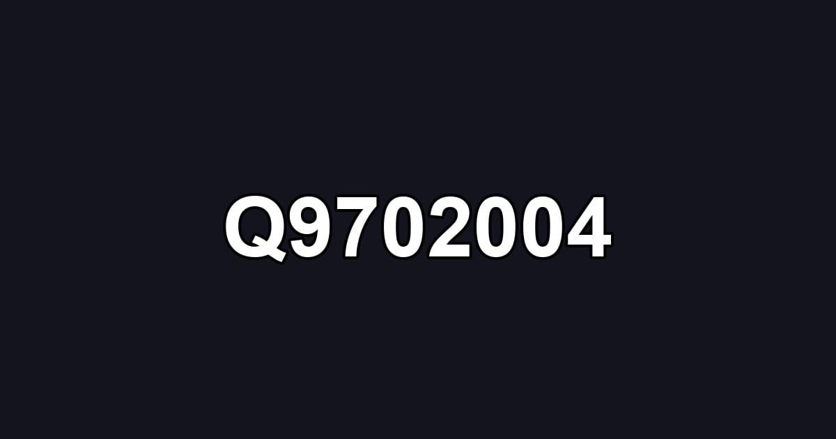 Q9702004