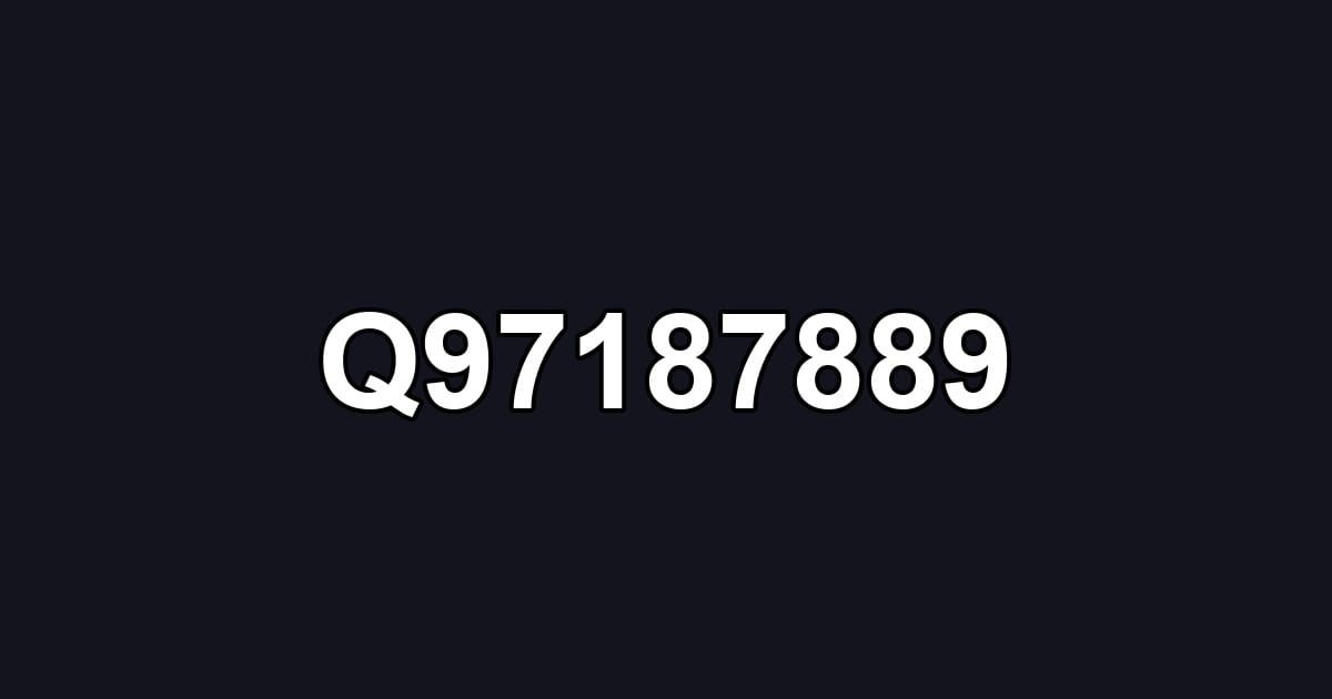 Q97187889