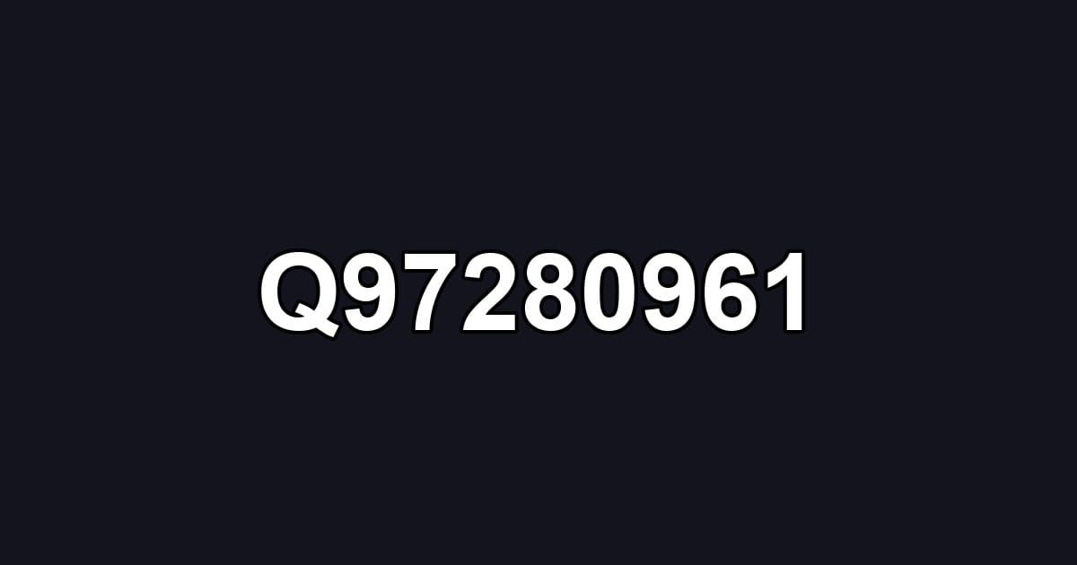 Q97280961