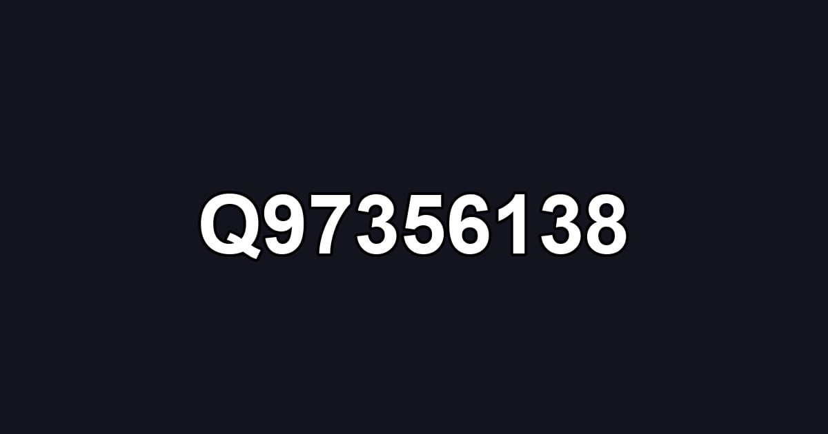Q97356138
