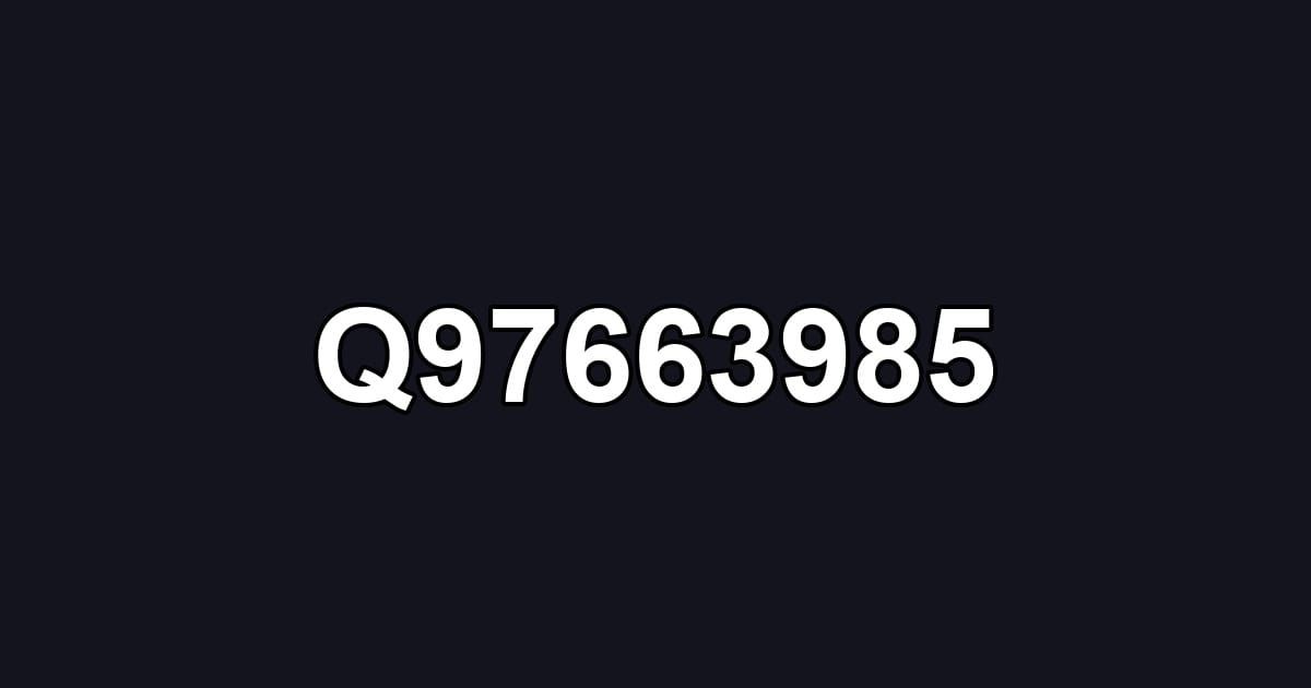 Q97663985