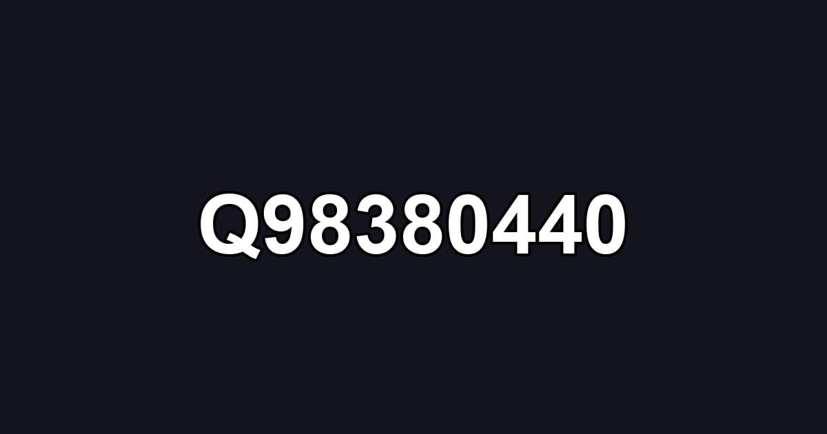 Q98380440