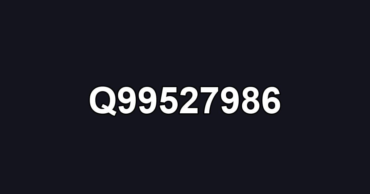 Q99527986