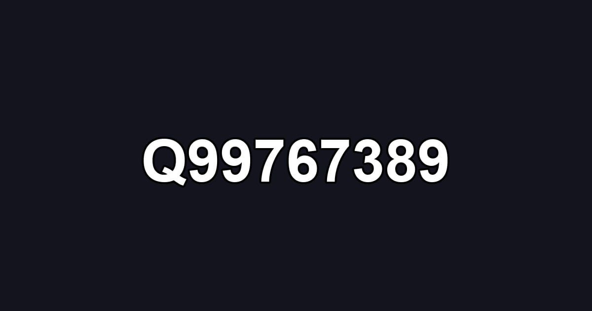 Q99767389