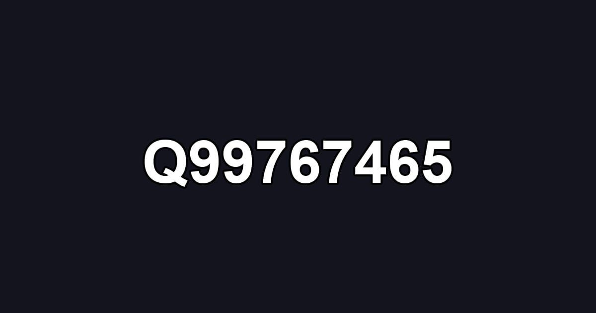 Q99767465