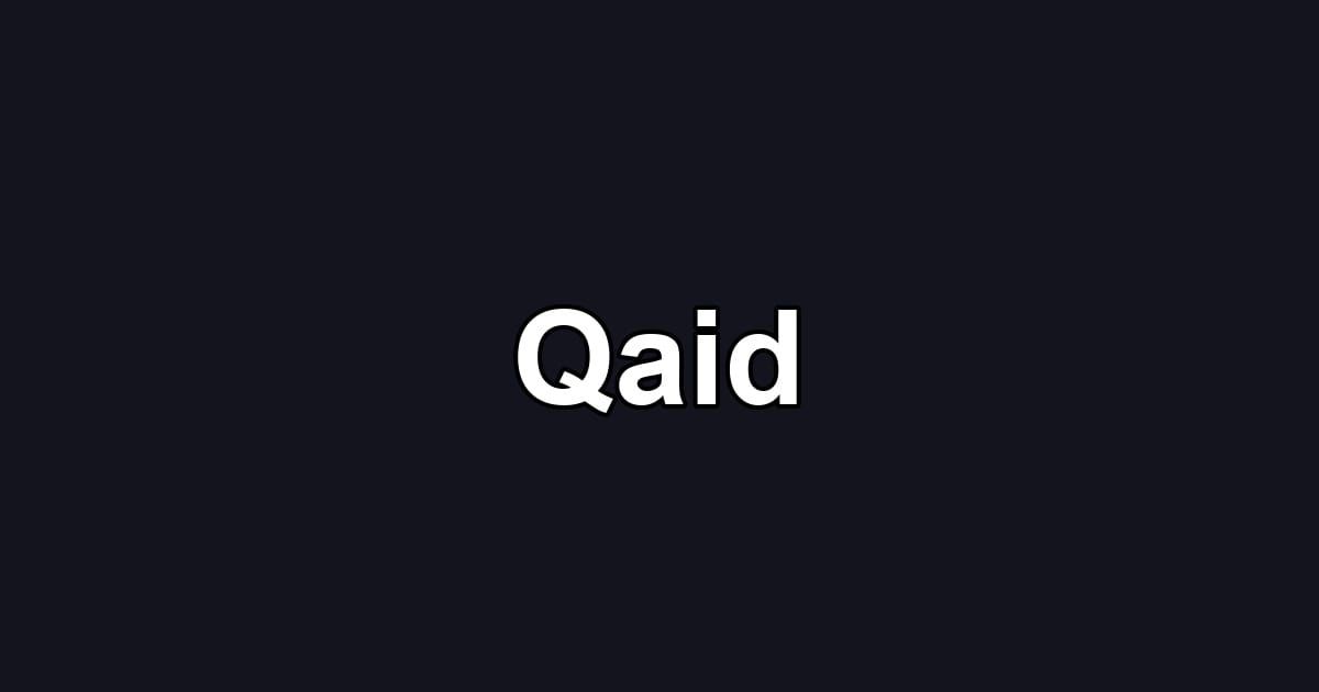 Qaid