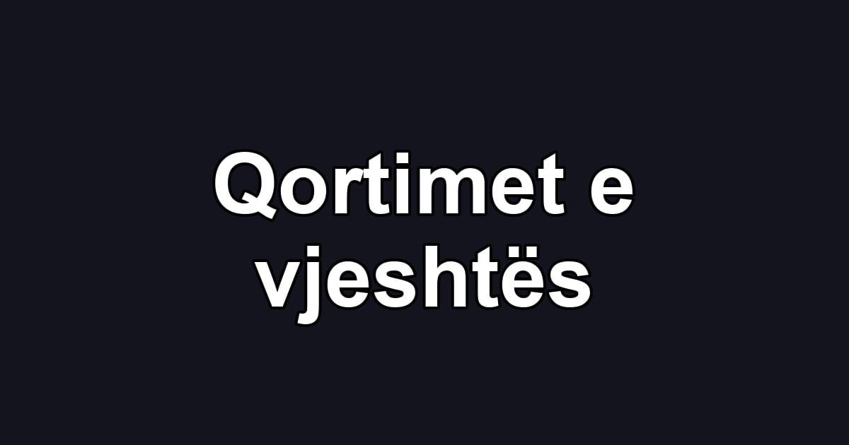 Qortimet e vjeshtës