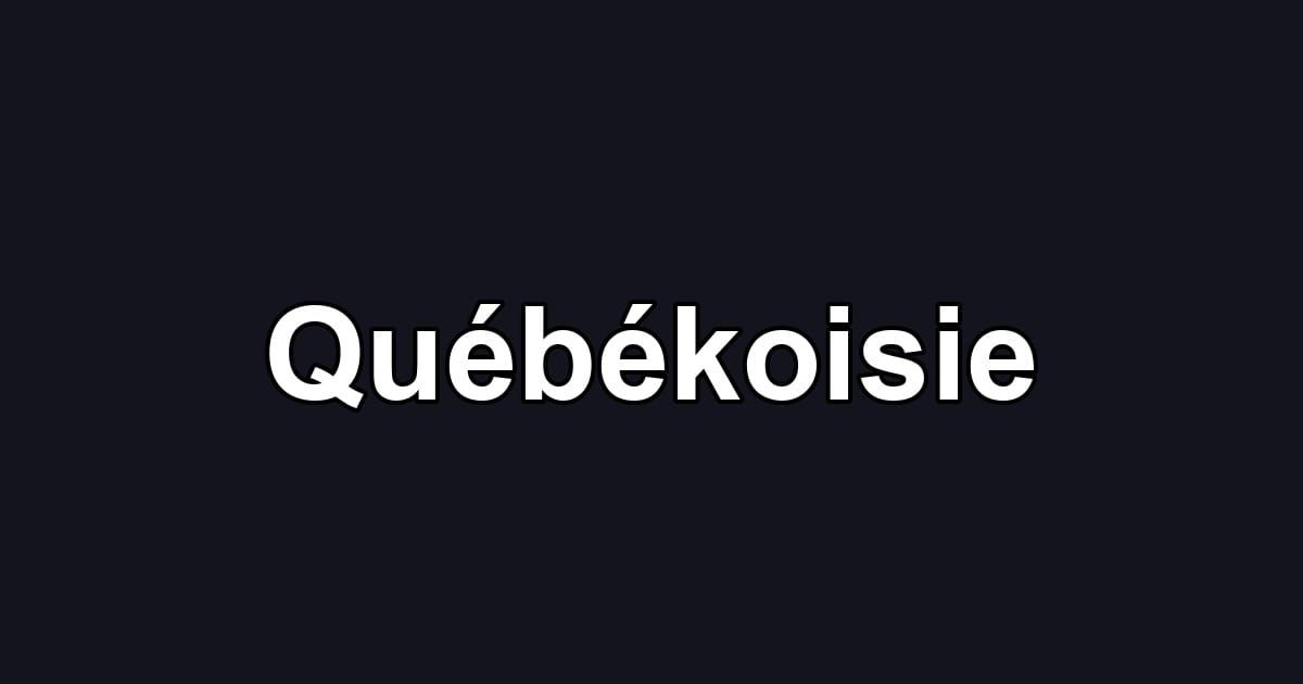 Québékoisie