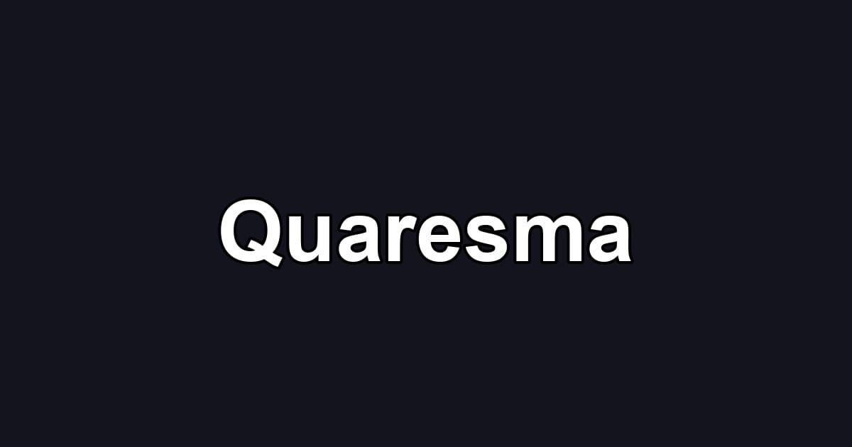 Quaresma