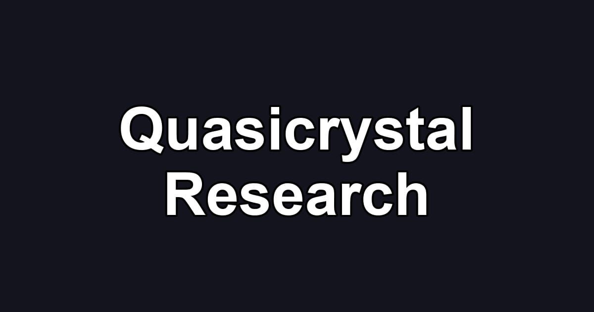 Quasicrystal Research