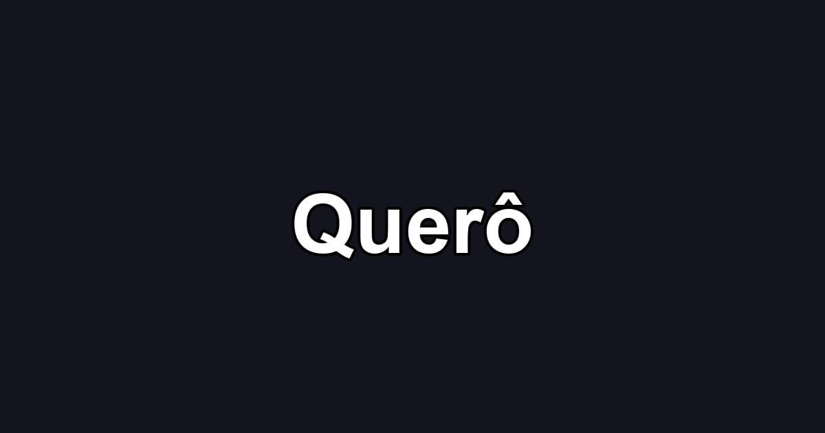 Querô