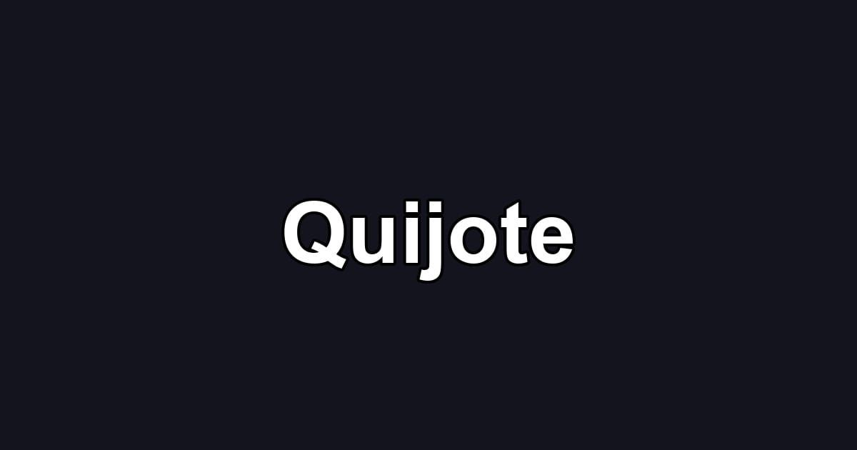Quijote