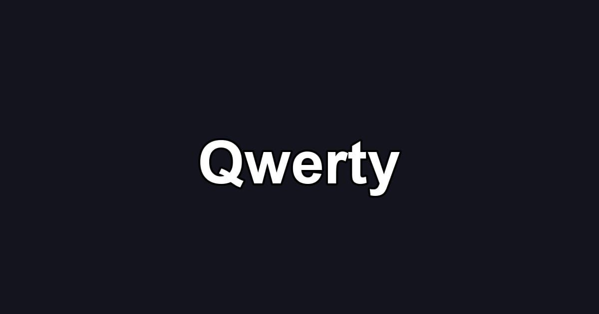 Qwerty