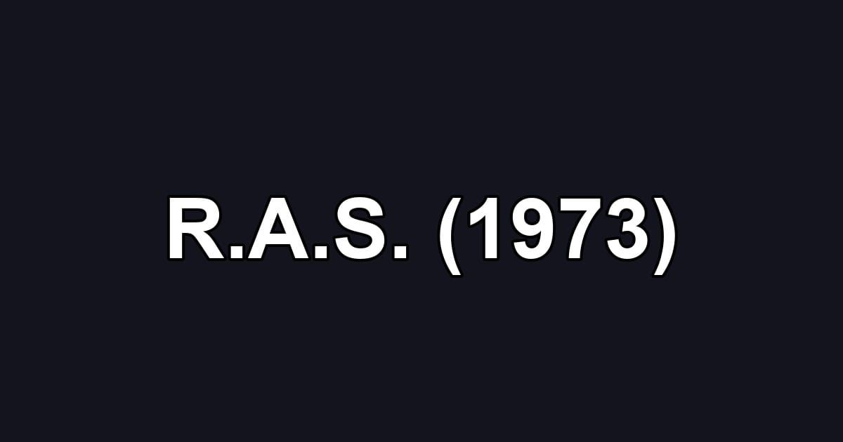 R.A.S. (1973)