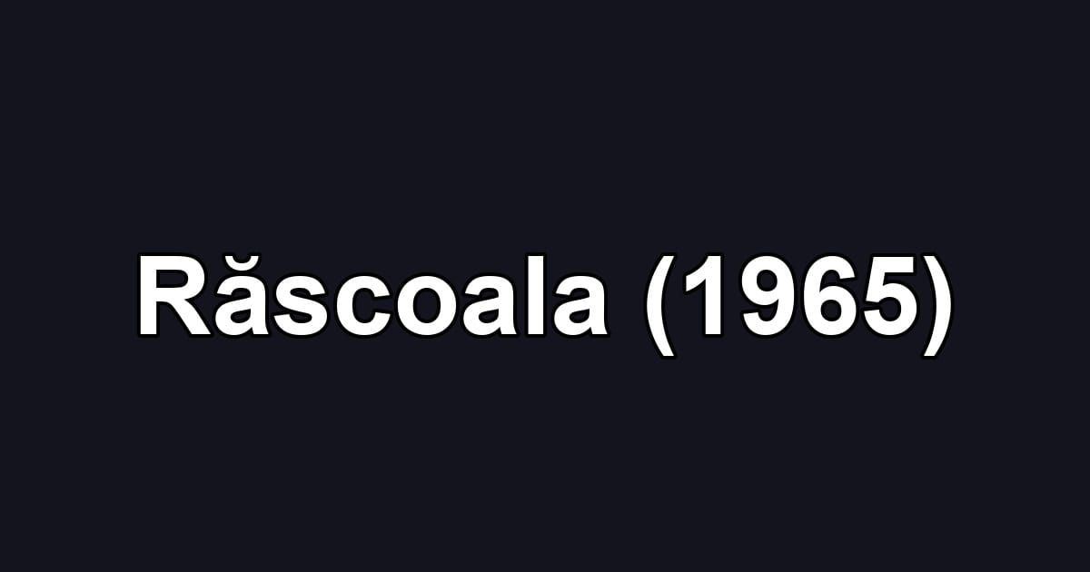 Răscoala (1965)