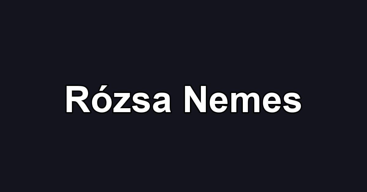 Rózsa Nemes