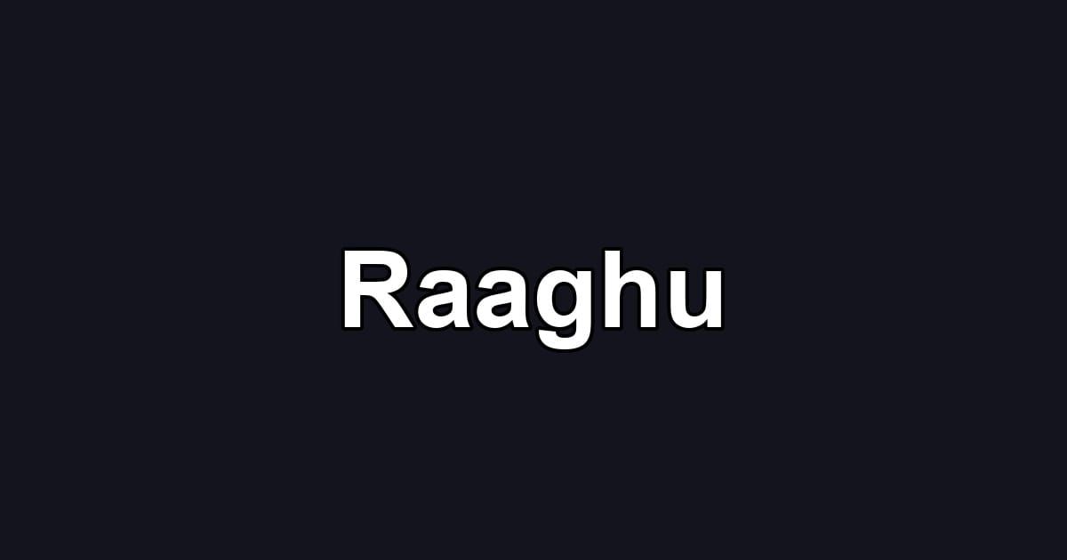 Raaghu