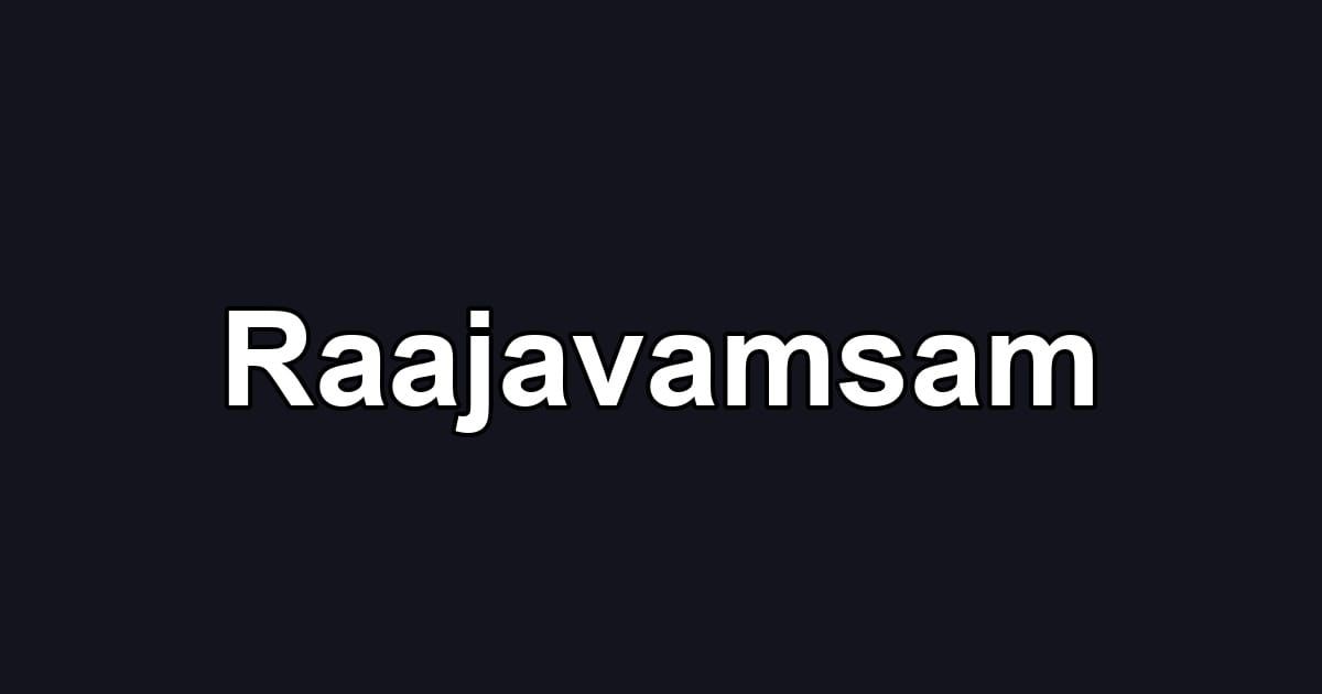 Raajavamsam