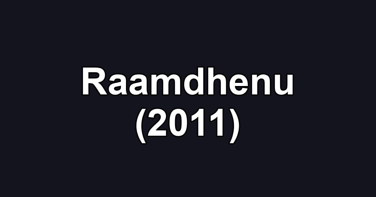 Raamdhenu (2011)