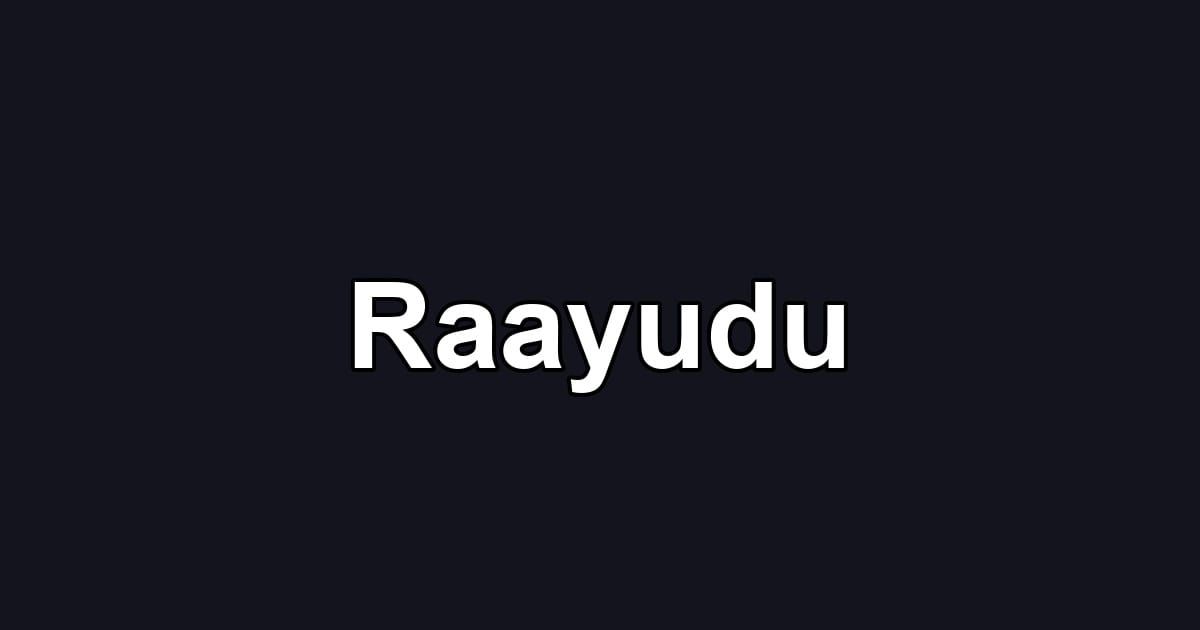 Raayudu
