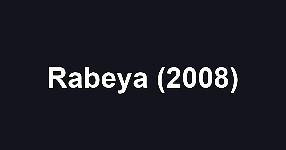 Rabeya (2008)