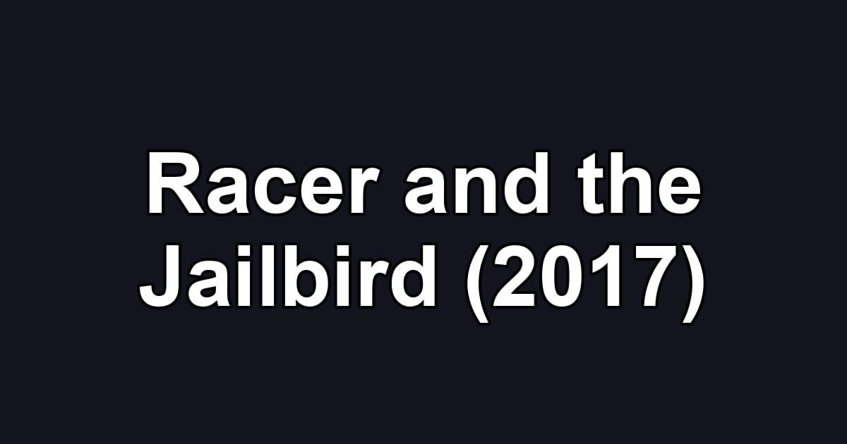 Racer and the Jailbird (2017)