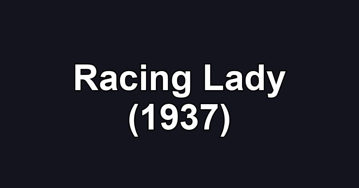 Racing Lady (1937)