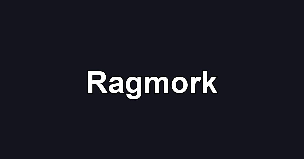 Ragmork