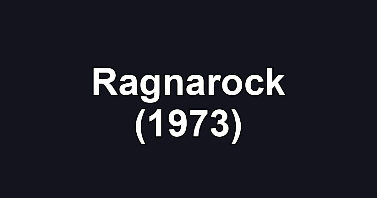 Ragnarock (1973)