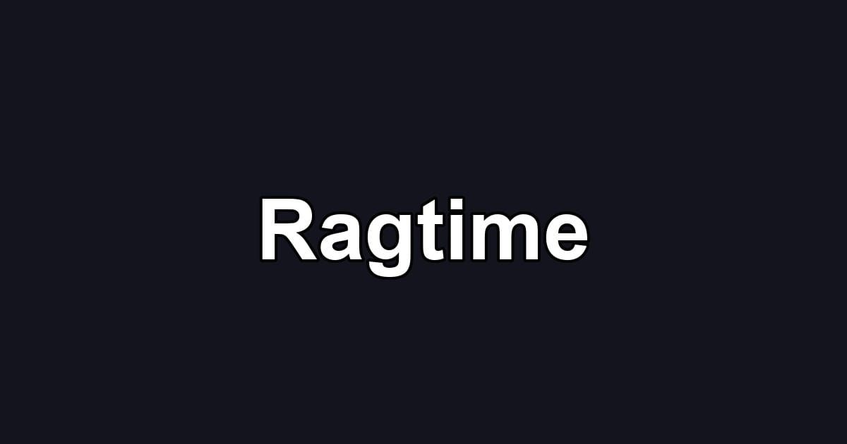 Ragtime